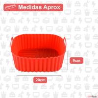 Banner - Molde Silicona Cuadrado Para Freidora De Aire