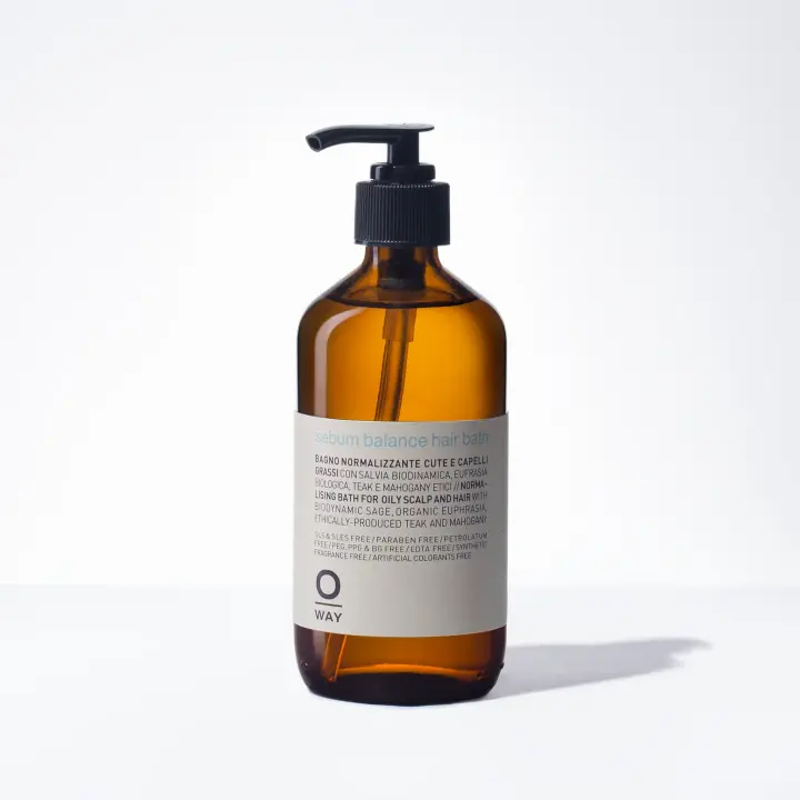 OWAY SEBUM BALANCE HAIR BATH 240ML baño normalizante cuero cabelludo y cabello graso, para cabello graso y pesado, y piel con excesiva secreción sebácea. - 1