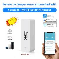 Sensor De Temperatura Y Humedad WiFi Tuya Control Remoto Por App Para Hogar Inteligente Compatible Con SmartLife Yandex SmartLife Alexa - details 0