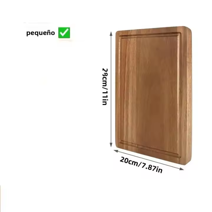 TK Tablas De Cortar De Madera De Encina Y Nogal Para Queso Y Carne Bloque De Corte Para Cocina Herramientas De Cocina - 1