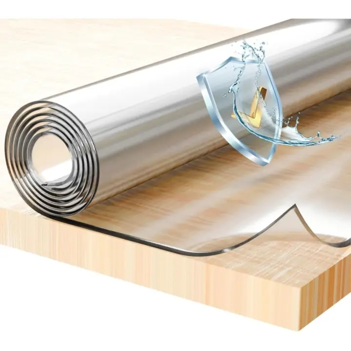 Mantel Transparente Medida de 1.5 mm + Borde Biselado, Protección de Mesa, Resistente al Agua, (Rectangulo) coshano - 1
