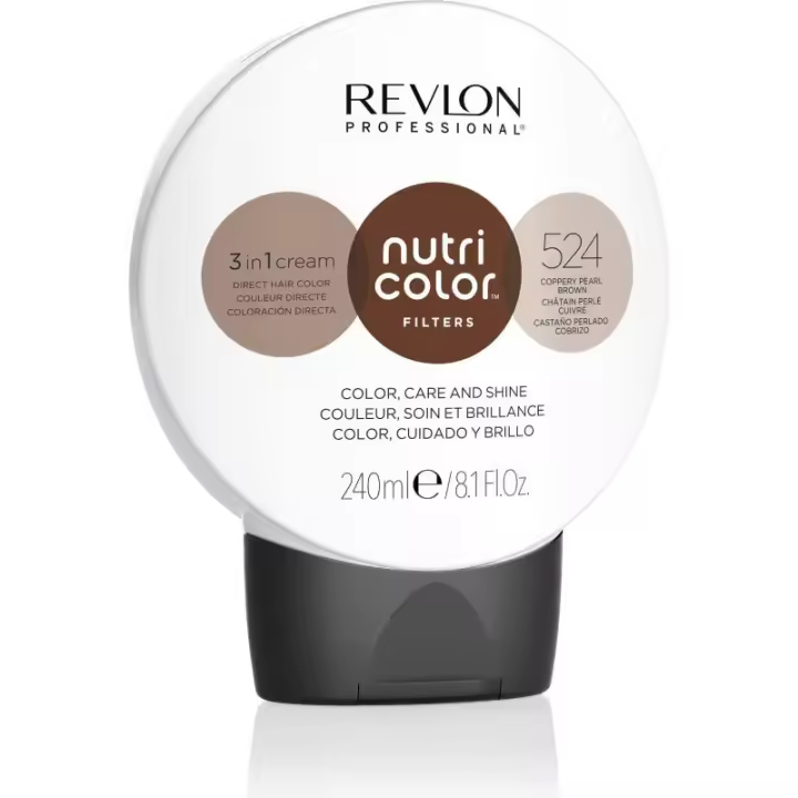 REVLON NUTRI COLOR FILTERS 524 CASTAÑO PERLADO COBRIZO 240ML - 1