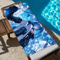 Toalla Deportiva Rápida Secado M-Miku-U Dibujos Animados Suave Para Viaje Gimnasio Sauna Spa Baño Camping Playa Tamaño 100x200CM - details 7
