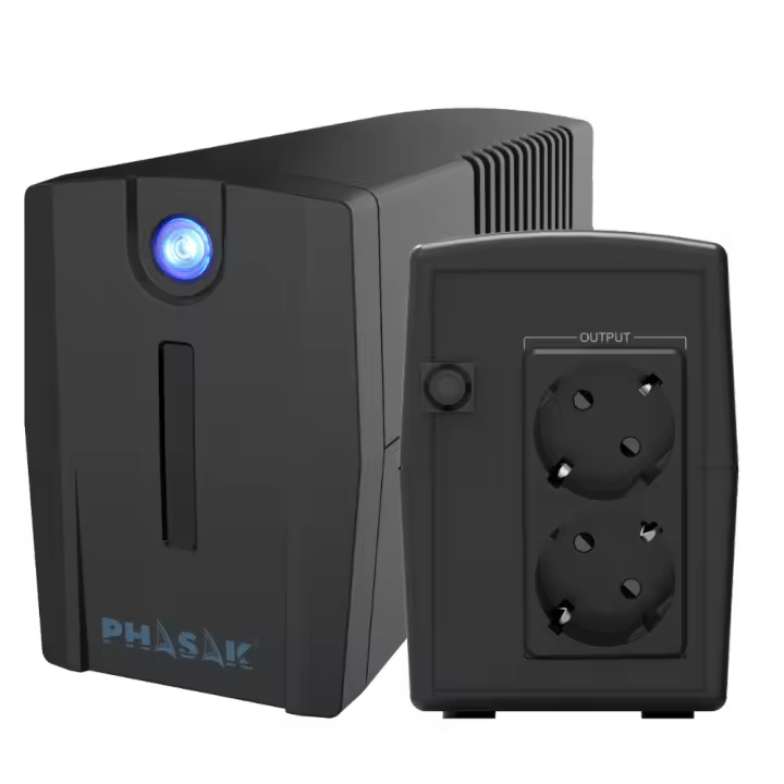 SAI / UPS Phasak Ottima Interactivo 860 VA – PH 7288 - Sistema de Alimentación Ininterrumpida UPS Salicru, Riello, Eaton - 1