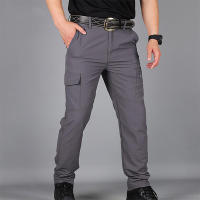 Pantalones Tácticos Impermeables Para Hombres Múltiples Bolsillos Cargo Resistentes Al Desgaste Ropa De Trabajo Al Aire Libre Para Senderismo - details 7