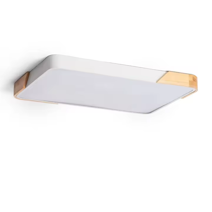 Plafón LED 30W Rectangular Madera y Metal 625x425 mm CCT Seleccionable Semi-Dari- Regulable: No-220-240V AC - 1