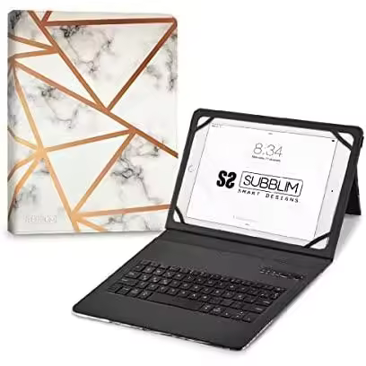 Subblim Funda Tablet 11” Teclado Bluetooth Español Ultra Slim Keytab Pro Trendy Comic - 1