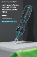 Mini Destornillador Eléctrico Sin Cable Recargable 1300mah Ajuste De Potencia Herramientas Eléctricas 3.6V Para Mantenimiento Doméstico Y Reparación - details 0