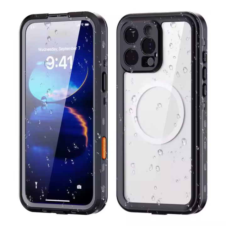 Funda Profesional Shellbox Impermeable Y Resistente a Golpes IP68 Para iPhone 17 Pro/16/15/14/13 Cubierta Completa De 360° Antigolpes Y a La Polvo Compatible Con iPhone - 1