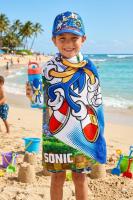 Pack Playa Niño 3 en 1 Toalla Microfibra 140x70 Secado Rápido + Gorra Ajustable + Botella 410ml Set Verano Infantil Piscina Playa Regalo Niños Pokémon Minecraft Stitch Frozen Bluey Dragon Ball Sonic - details 10