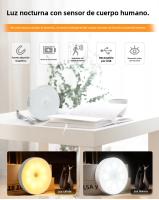 Lámpara Nocturna LED Con Sensor De Movimiento Recargable RGB Para Cocina Armario Escalera Luz De Fondo Sin Cable Luz De Armario - details 14