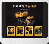 HUINA 1:50 Excavadora De Escala De Aleación Juguetes Diesel Hidráulico Bulldozer Coche De Construcción Para Niños Regalos - details 12