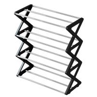 Organizador De Zapatos En Forma De X De 4 Niveles Ligero Visibilidad Rápida De Encontrar Fácil De Montar Versátil Con Borde Suave 42x18.5x49.5cm - details 7
