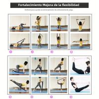 Cinta De Estiramiento De Yoga Resistencia Deportiva Para Danza Gimnasia Ejercicio Pilates Cinta De Terapia Física - details 5