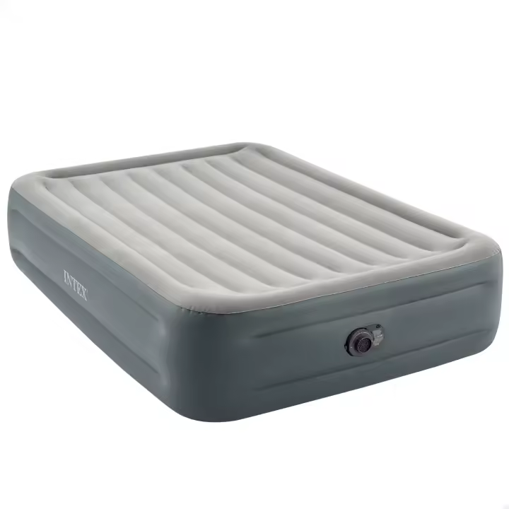 Cama de aire para 2 Essential Rest INTEX, Colchón hinchable Intex, Cama de aire doble, Colchón Intex, Colchón plegable - 1