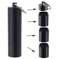 Caja De Píldoras Portátil De Aluminio Impermeable Mini Organizador Diario De 3 Horas Para Viajes Medicamentos Vitaminas Aceite De Pescado - details 1