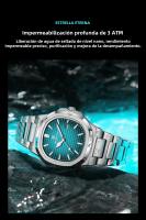 Reloj De Pulsera Para Hombre PAAZOMU Lujo Resistente Al Agua Con Luz Luminosa Cronógrafo Acero Inoxidable Reloj De Cuarzo - details 4