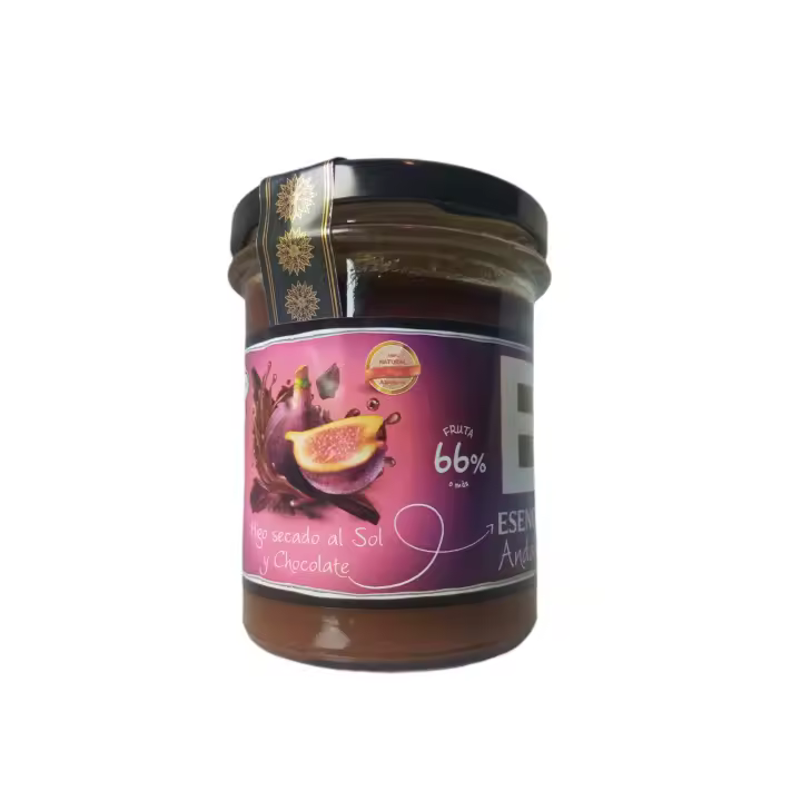 ESENCIA ANDALUSÍ GOURMET Mermelada Casera de Higos Secos con Chocolate 210 Gr - 1