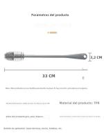 Cepillo De Silicona Para Vaso Limpiador De Rincones Muertos Sin Gaps Cepillo De Plástico Para Botella De Leche Limpieza Doméstica - details 10