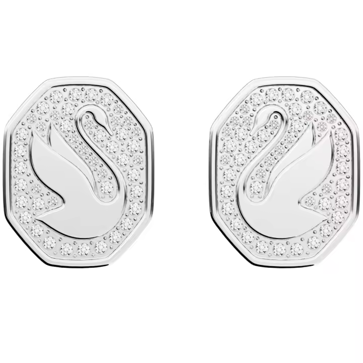 Swarovski-Pendientes de botón para Mujer Swan 5621097 - 1