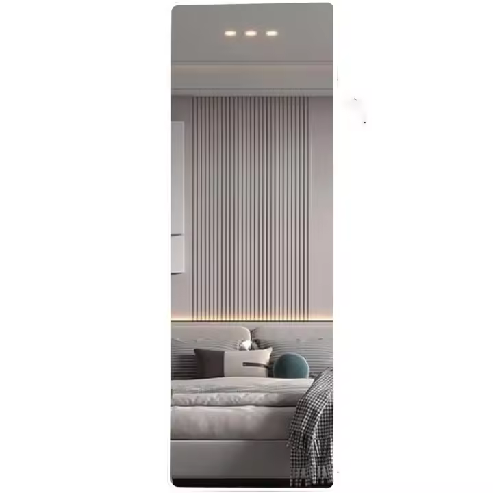 Pack de 2 Espejos Adhesivo Flexible Rectangular 20×60cm, Redondo 30x30cm o Cuadrado 30x40cm – Ultrafino, Seguro y Fácil de Instalar sin Taladros – Espejo de Acrílico irrompible para Dormitorio, Baño, Pasillo, Armario o Puerta – Diseño Moderno y Elegante - 1