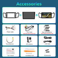 Podofo Radio de coche Android 2 Din para Toyota Rav4 2013 2014 2015 2016 2017 2018 2019 Carplay 8+128GB AI Voice WIFI+4G DSP GPS Navegación Multimedia Reproductor de Video - details 21