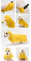 Ropa Impermeable Para Perros Ropa De Invierno Con Capucha Adecuada Para La Estación Lluviosa Disponible En Amarillo Talla Única - details 7