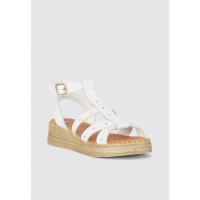 Chika10 MUDEJAR 06 Sandalias De Cuña Mujer Blanco - details 0
