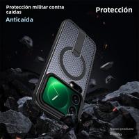 Funda Magnética De Disipación De Calor Para Xiaomi 17 ProMax 15T 14T pro Shockproof Transparente Con Soporte Oculto Compatible Con Magsafe - details 7
