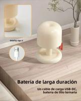 Lámpara De Mesa Creativa En Forma De Hongos Mini Recargable Con Colorido Atardecer Luz Nocturna Para Decoración De Sala De Estar Y Bar De Café - details 3