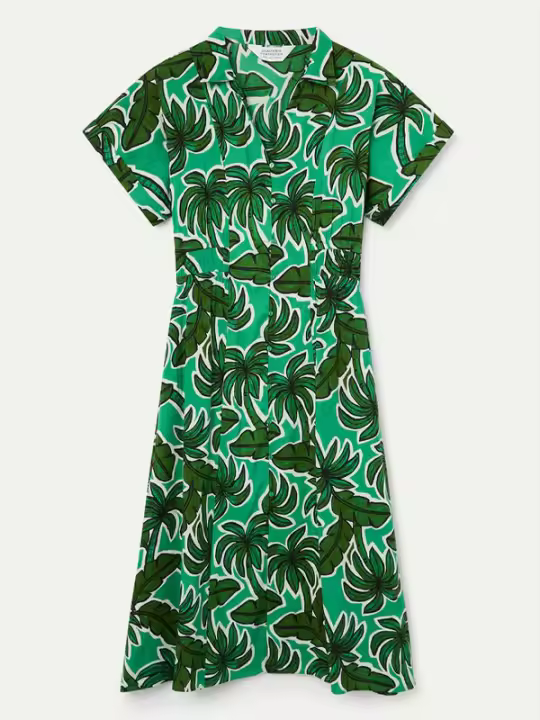 COMPANIA FANTASTICA VESTIDO MIDI CON ESTAMPADO PAL - 1