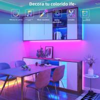 Fresnel LED RGB De Tira USB Luz Cambiante Bluetooth Control Remoto Música Sincronizada DIY Lámpara De Ambiente Para TV Pared Habitación Decoración De Hogar - details 12