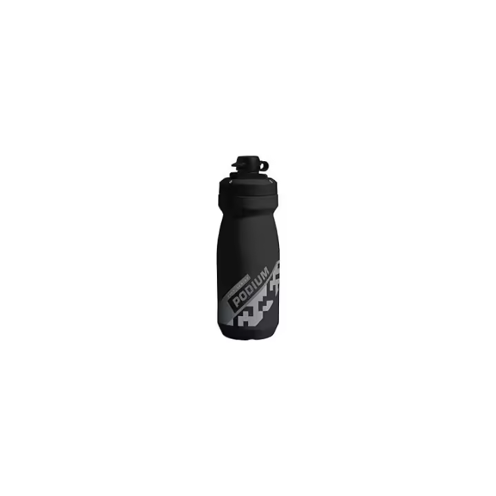 CAMELBAK - Bidón Podium Dirt 620 ml para ciclismo de montaña y deportes al aire libre, con tapón anti-barro integrado, válvula Jet Valve antigoteo y bloqueo ergonómico, 100 % libre de BPA/BPS/BPF - 1