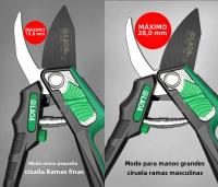 Tijeras De Jardín LAOA De 8 Pulgadas Para Podar Y Afeitar Herramientas De Jardinería Labor-saving Sin Mango Plegable - details 7