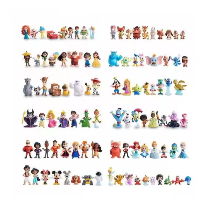 PACK 8 FIGURAS DISNEY 100 SURTIDO 1 UNIDAD DE FAMOSA - 1