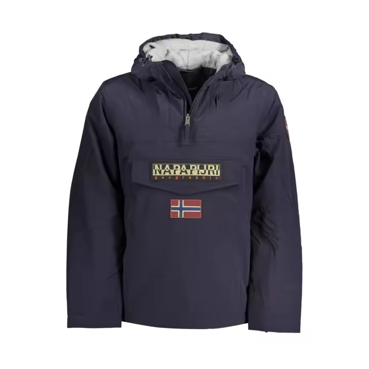 Chaqueta Napapijri Anorak Skidoo Hombre Blanca Impermeable Abrigo Invierno - 1