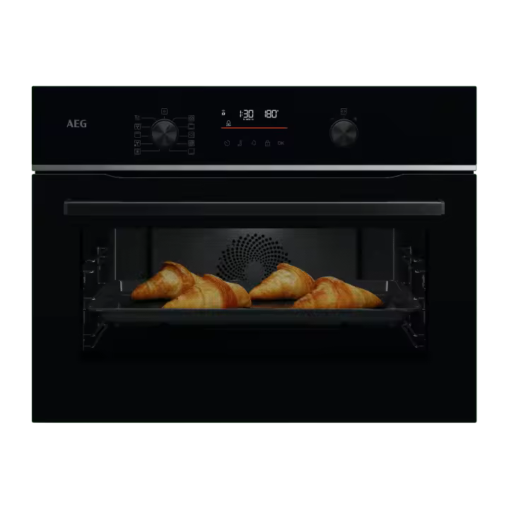 AEG - Horno compacto Serie 5000 SurroundCook con SteamBake con Display LED Explore - TA5PK401B - 1