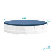 Cobertor para piscinas desmontables INTEX metal y prism frame 366 cm - details 5
