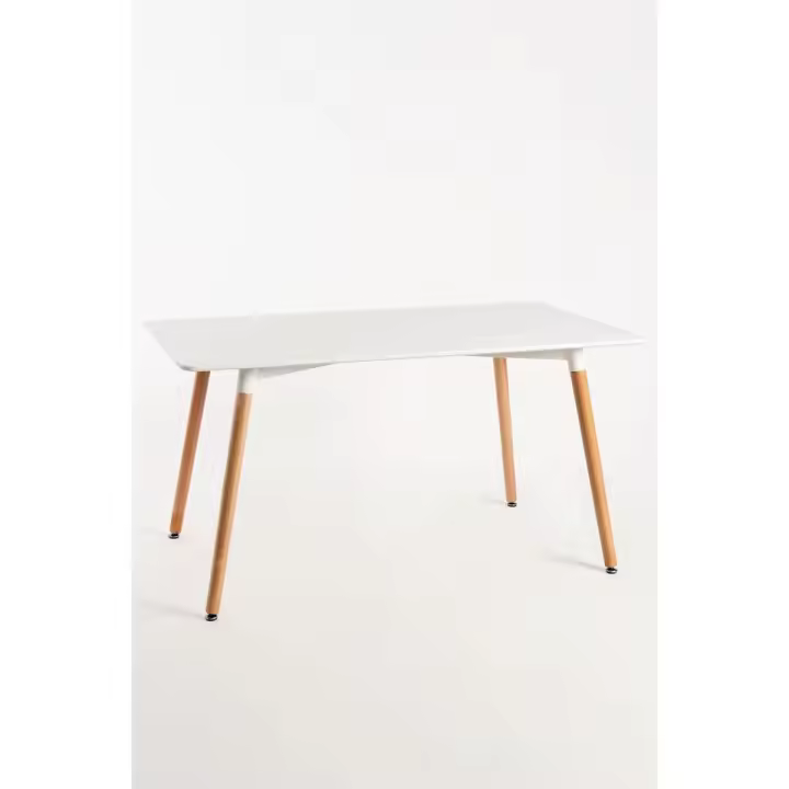 Regalos Miguel - Estilo Nórdico - Mesa Tower Rectangular 120 x 80 cm - Blanco - 1