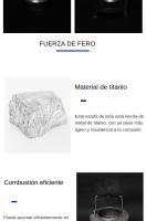 Estufa De Camping Widesea De Titanio Para Alcohol Calentador De Madera Para Turistas Hervidor Cocina Suministros De Sobrevivencia Al Aire Libre Trekking Senderismo Picnic - details 3