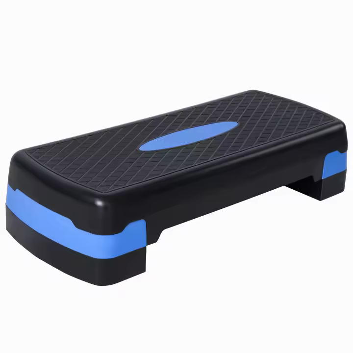 T-LoVendo Plataforma Step aeróbic Fitness en casa Regulable en 2 Alturas de 68 x 28 x 10/15 cm, Base Antideslizante, Ideal piernas y glúteos, Ejercicio Cardio, Peso máx. 150 kg, Equipo de Gimnasio - 1