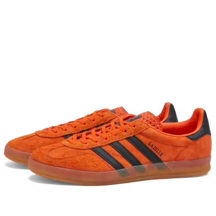 Adidas Gazelle Indoor JI3905 Orange / Core Black / Gum - 1