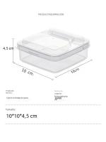 Caja De Almacenamiento Para Queso Y Mantequilla De Plástico PP Ecológico Caja De Queso Frescura Preservación Estilo Japonés - details 0