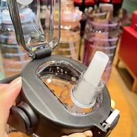 Botella Deportiva De Agua Con Tapa De Pastilla Y Marca De Tiempo 2L a Prueba De Fugas Para Gimnasio Y Exterior - details 4