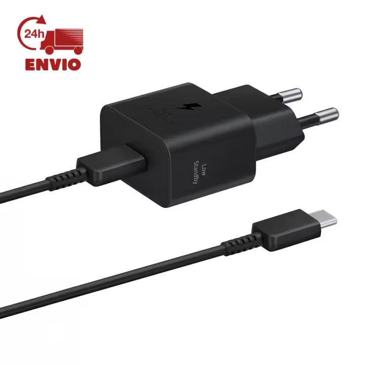 Cargador Samsung 25W con Cable USB-C, Carga Rápida Super Fast Charging, Carga Segura y Eficiente - 1