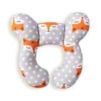 Almohada Para Bebé Viaje Coche Multi Funcional Asiento De Carrera Cojín Para Silla De Paseo U Forma Algodón Suave Dibujos Animados Niños - details 2