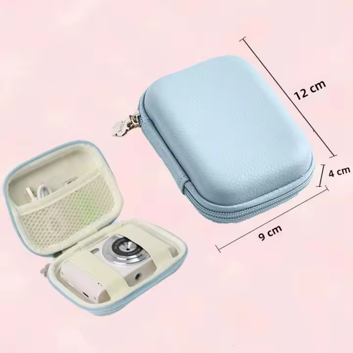 Estuche Protector De Cámara Mini CCD Con Funda De Viaje Y Bolsillo De Malla Para Accesorios Y Tarjetas Bolsa De Cámara Digital - 1