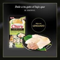 CHURU Luxury (4x14 gr) - Snack Cremoso Premium para Gatos Sin Cereales Sin Conservantes y Sin Colorantes (Atún con Bogavante, Atún con Langostinos, Atún con Lenguado ó Pollo con Wagyu) - details 2