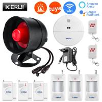 Sistema De Alarma De Seguridad Doméstica KERUI Con Altavoz Y Silbato WIFI 110db Control Remoto a Través De Tuya Sensor De Movimiento Y Puertas Ventanas Para Casa - details 17