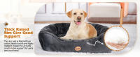 Nobleza Cama Perro Grandes, Cama para Perro Lavable, Cama de Perros Medianos Antideslizantes con Relleno de Fibras Super Suave, Cama para Mascotas Pequeños - details 4